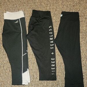 BUNDLE Reebok Black Capri Leggings
